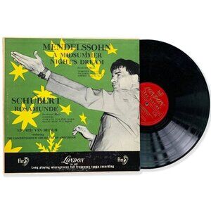 Vintage 50s Mendelssohn & Schubert Vinyl – A Midsummer Night's Dream & Rosamunde